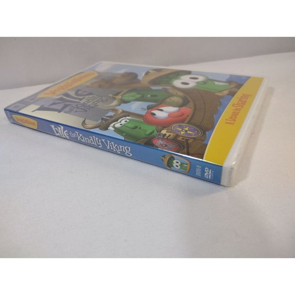 VeggieTales Lyle The Kindly Viking DVD Lesson in Sharing New Vintage 2003 sealed - Picture 2 of 6